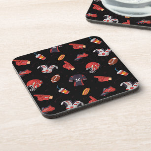 Dessous-de-verre Équipement sportif de football avec Motif alimenta