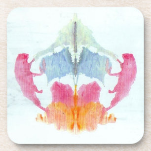 Dessous-de-verre Essai de lot d'encre Rorschach