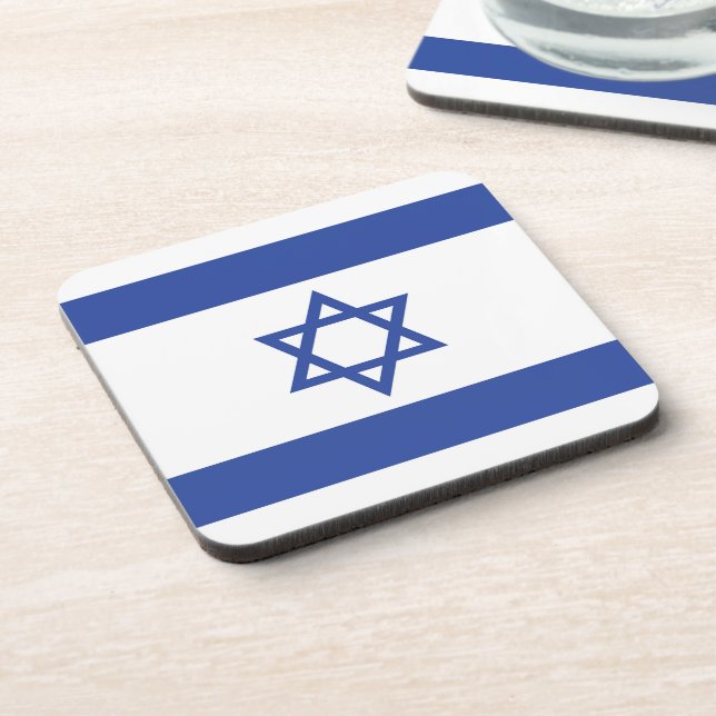 Dessous-de-verre Etat d'Israël Drapeau, Étoile de David Juifs (Côté gauche)