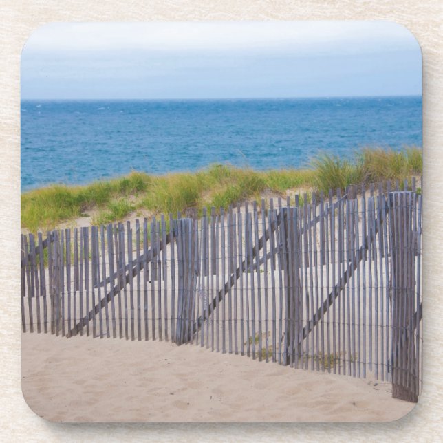 Dessous-de-verre États-Unis, Massachusetts. Dunes Et Chemin (Devant)