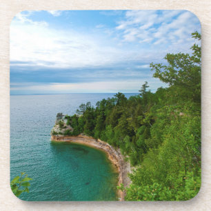 Dessous-de-verre États-Unis, Michigan. Formation de Castle Rock de 