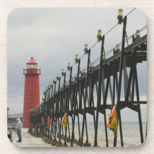 Dessous-de-verre États-Unis, Michigan, Lake Michigan Shore, Grand H