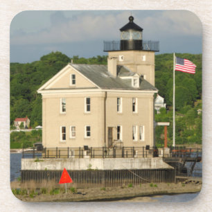 Dessous-de-verre États-Unis, New York, Kingston, Hudson River. Ron