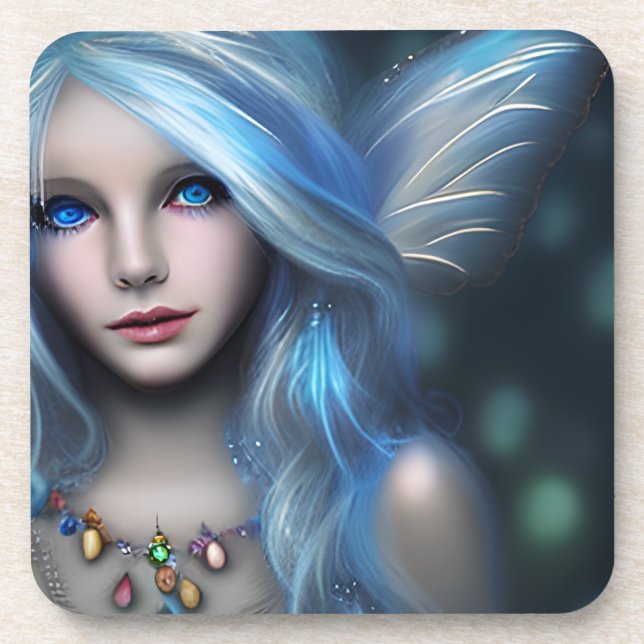 Dessous-de-verre Ethereal Mystical Fairy Girl (Devant)