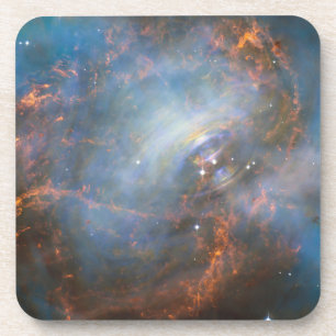 Dessous-de-verre Étoile Centrale De Neutron Dans La Nebula Du Crabe