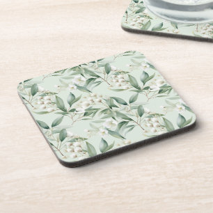 Dessous-de-verre Eucalyptus vert à la floraison douce