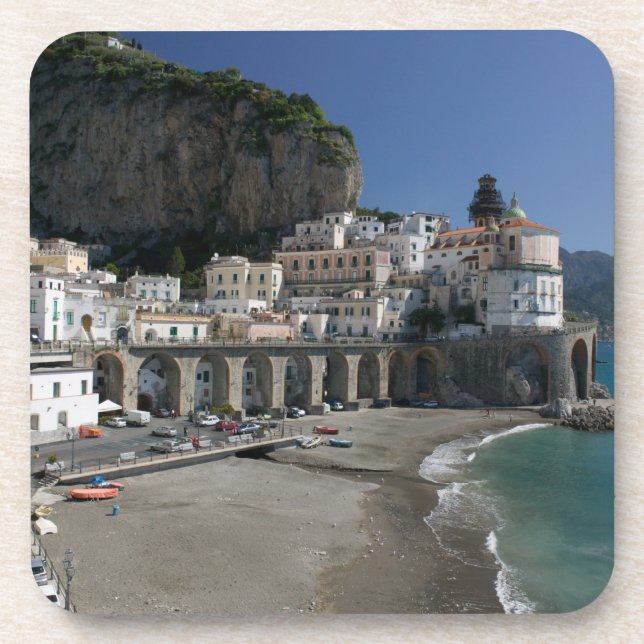 Dessous-de-verre Europe, Italie, Campanie, (Côte d'Amalfi), Amalfi  (Devant)