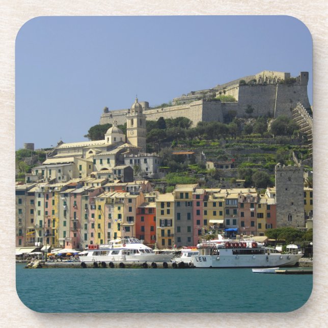 Dessous-de-verre Europe, Italie, Portovenere ou Porto Venere. (Devant)
