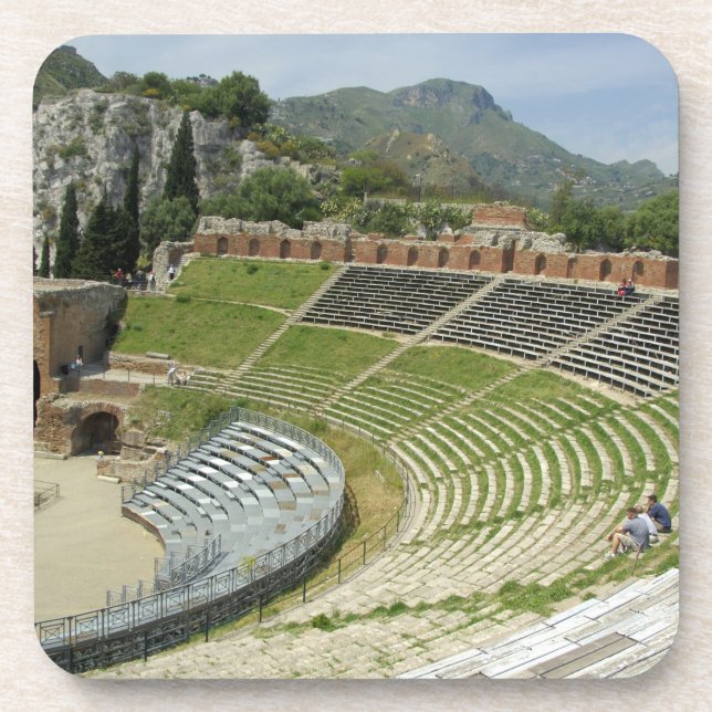 Dessous-de-verre Europe, Italie, Sicile, Taormine. IIIe siècle (Devant)