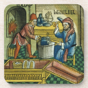 Dessous-de-verre Exode 31 2-8 Bezalel et Oholiab faisant l'arche o