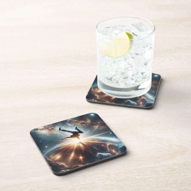 Dessous-de-verre Explosion de rupture galactique dans l'espace prof (Côté Droit)