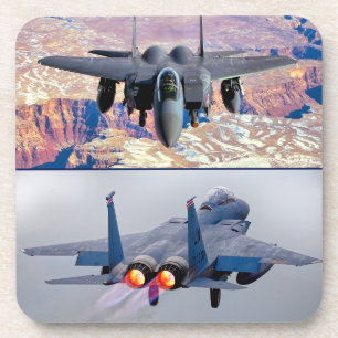 DESSOUS-DE-VERRE F-15E GRÈVE EAGLE