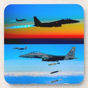 DESSOUS-DE-VERRE F-15E GRÈVE EAGLE