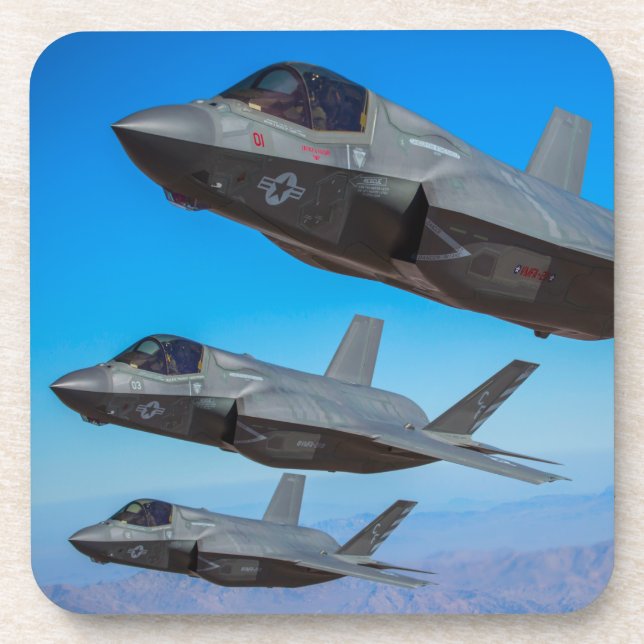 DESSOUS-DE-VERRE F-35B ÉCLAIRAGE II (Devant)