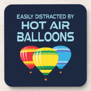 Dessous-de-verre Facilement Distrait Par Les Ballons À Air Chaud En