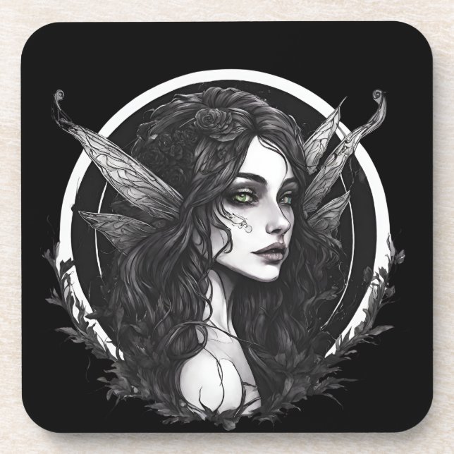 Dessous-de-verre Fae foncé (Devant)