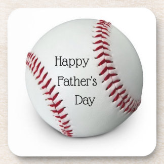 Dessous-de-verre Father's day baseball Acrylic Coaster Set
