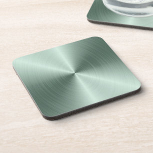 Dessous-de-verre Faux Mint Green Metallic Look