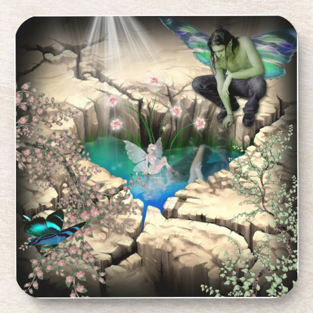 Dessous-de-verre Féerie en Elven Pond (Devant)