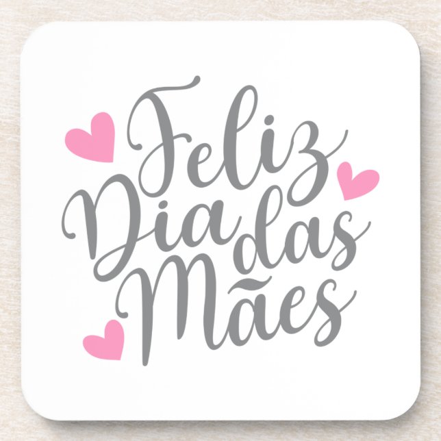 Dessous-de-verre Feliz Dia Das Mães Bonne Fête des Mères | DESSOUS  (Devant)