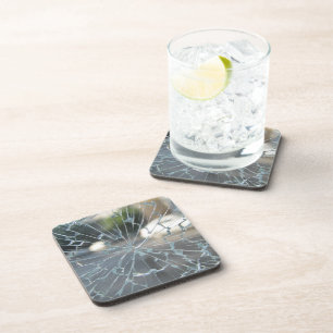 Dessous-de-verre fenêtre cassée