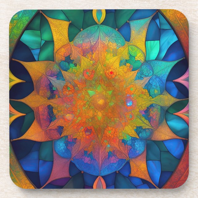 Dessous-de-verre Fenêtre cosmique du nouvel âge (Devant)
