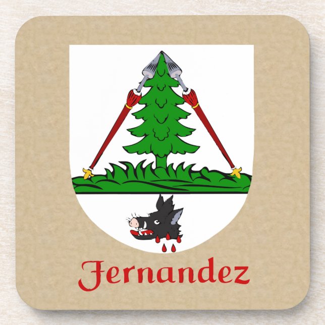 Dessous-de-verre Fernandez Family Shield (Devant)