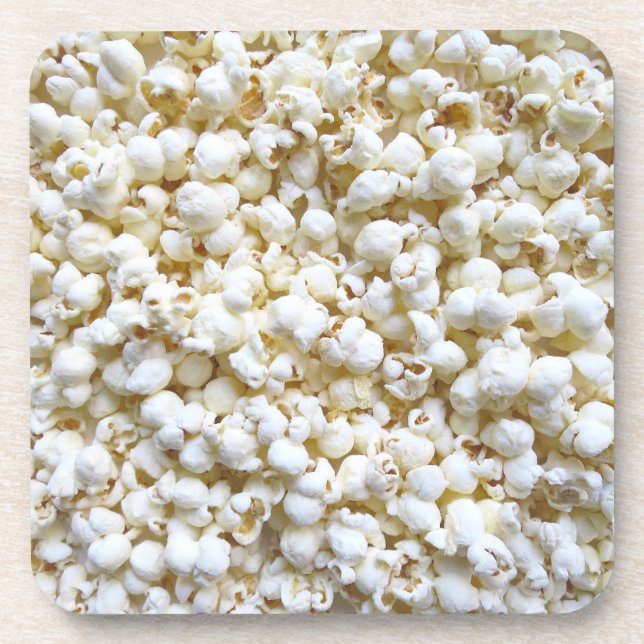 Dessous-de-verre Festive Popcorn Décor Photographie (Devant)