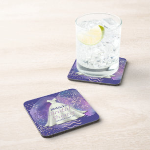 Dessous-de-verre Fête des mariées Mariage Gown violet & Rose Gold G