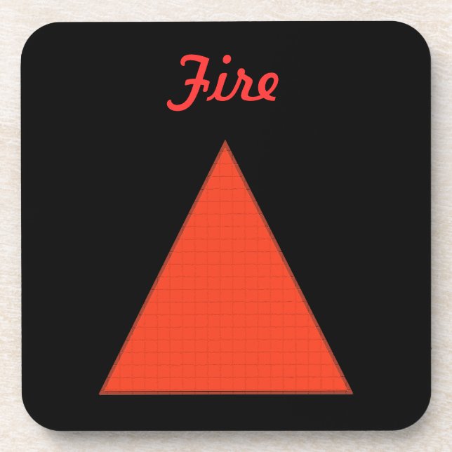 Dessous-de-verre Feu (Devant)