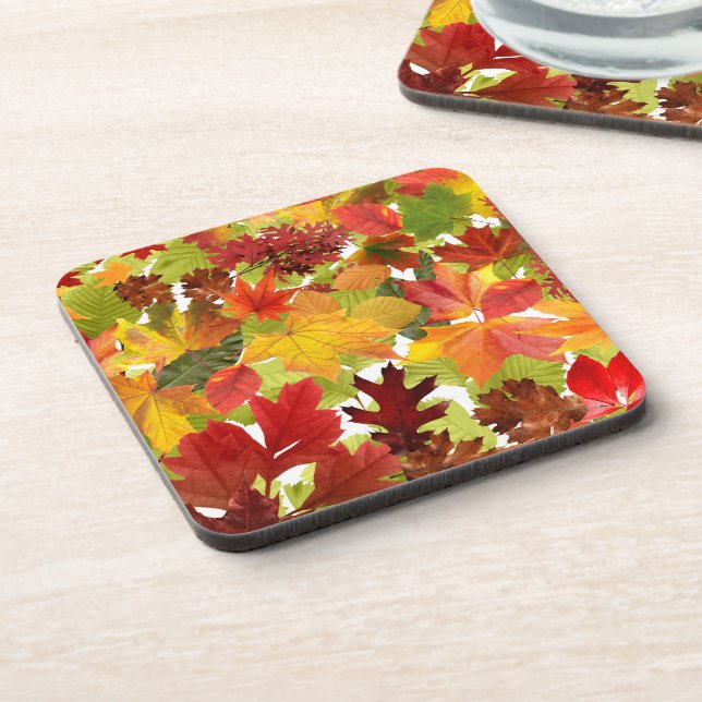 Dessous-de-verre Feuilles automnales d'automne (Côté gauche)