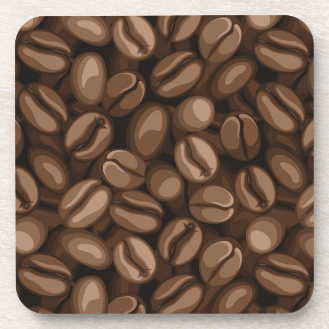 Dessous-de-verre Fèves de café (Devant)
