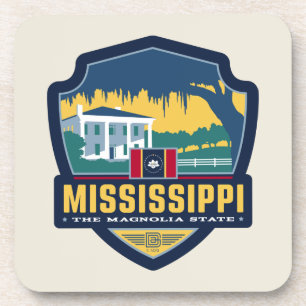 Dessous-de-verre Fierté de l'État   Mississippi