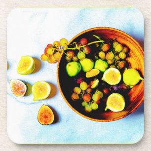 Dessous-de-verre "Figes Et Fruits De Raisins" Belle Photo. Commande