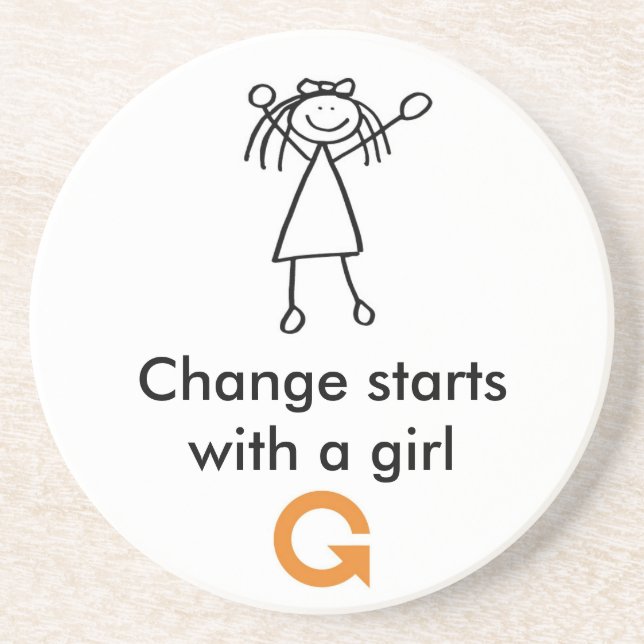 Dessous de verre - fille (Devant)