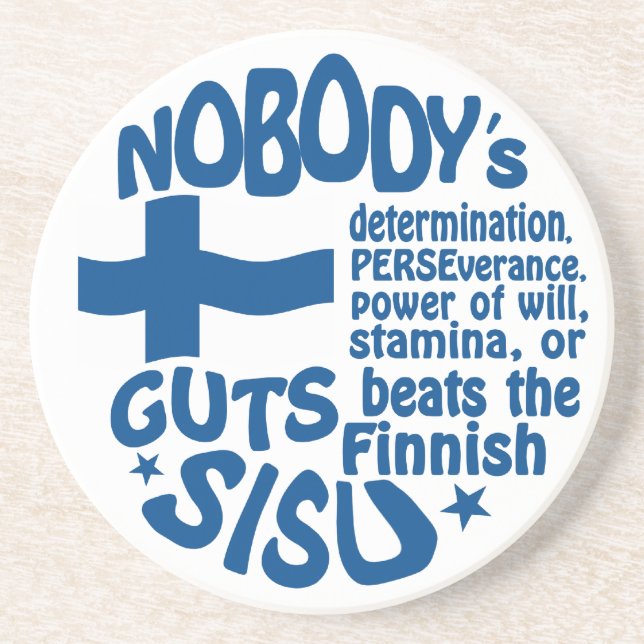 Dessous de verre finlandais de SISU (Devant)