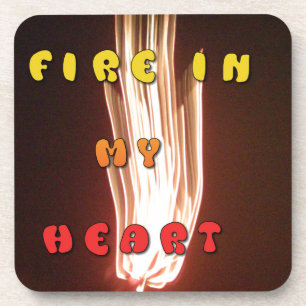 Dessous-de-verre Fire in my heart briliant fireworks Hakuna Matata.