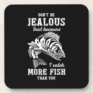 Dessous-de-verre Fisher Dons Plus De Poisson Que Vous