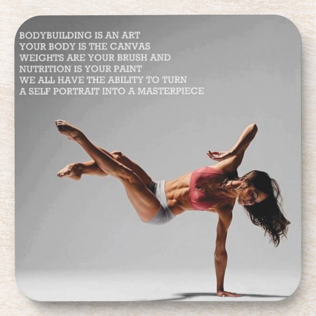 Dessous-de-verre Fitness and Gym Motivation (Devant)