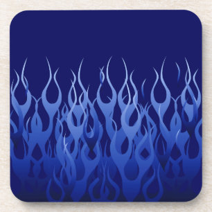 Dessous-de-verre Flammes cool Blue Racing
