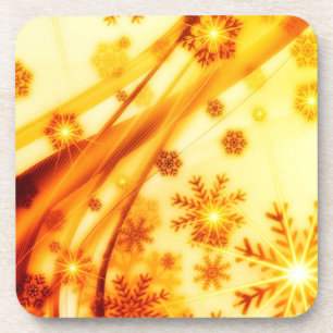 Dessous-de-verre Flèches de Noël dorées