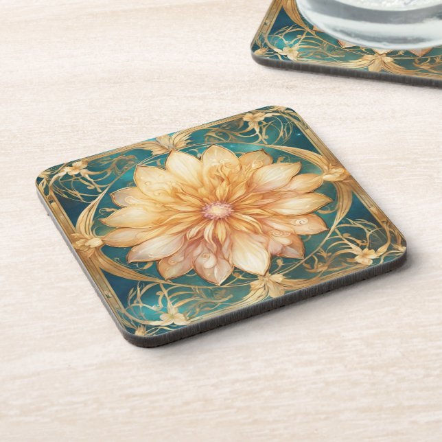 Dessous-de-verre Fleur (Côté gauche)