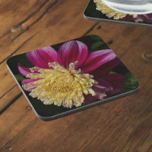 Dessous-de-verre Fleur d'anémone rose Dahlia