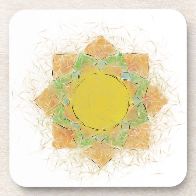 Dessous-de-verre Fleur Ethereal Lotus (Devant)