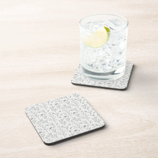 Dessous-de-verre Fleur Motif Ressort Floral Plastique dur