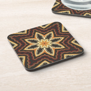 Dessous-de-verre Fleur Tribal Batik Star