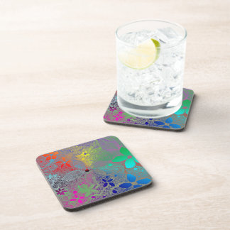 Dessous-de-verre Fleurs Arc En Ciel