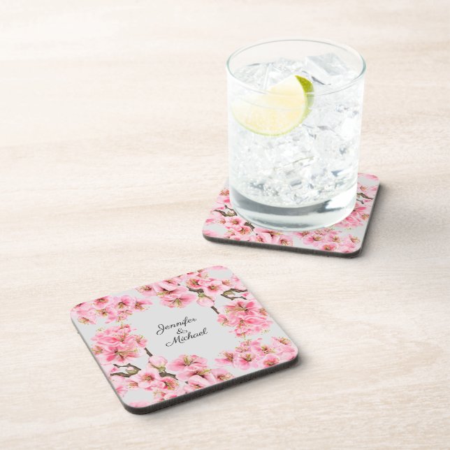 Dessous-de-verre Fleurs de cerisiers (Côté Droit)