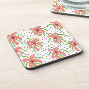 Dessous-de-verre Fleurs de Fiesta tropicales