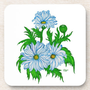 Dessous-de-verre Fleurs de marguerites